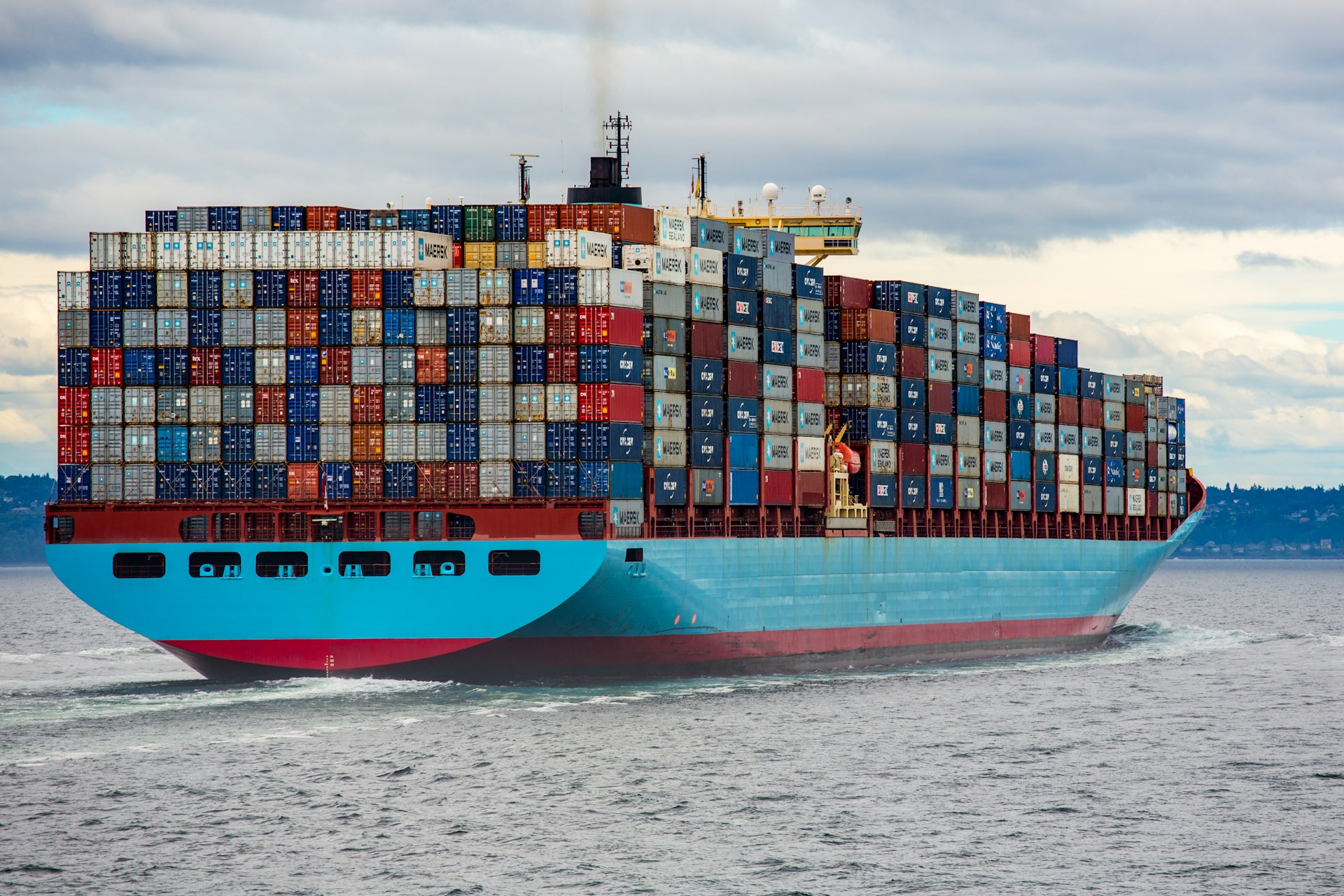 Cargo tanker at sea after professional tank cleaning